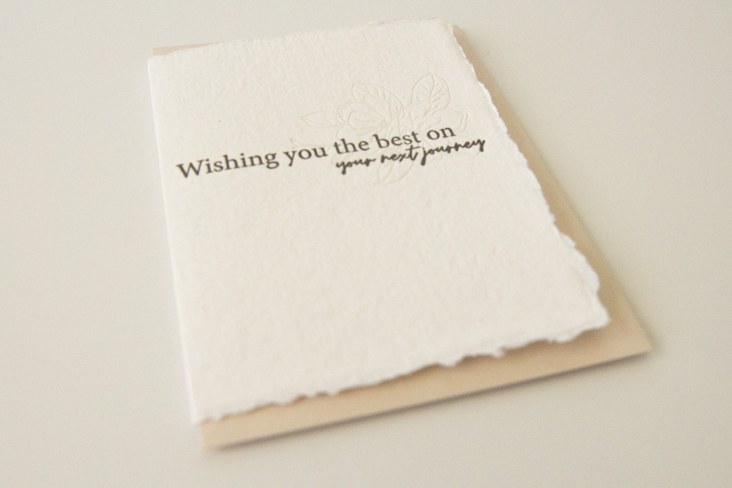Wishing You the Best on Your Next Journey Greeting Card