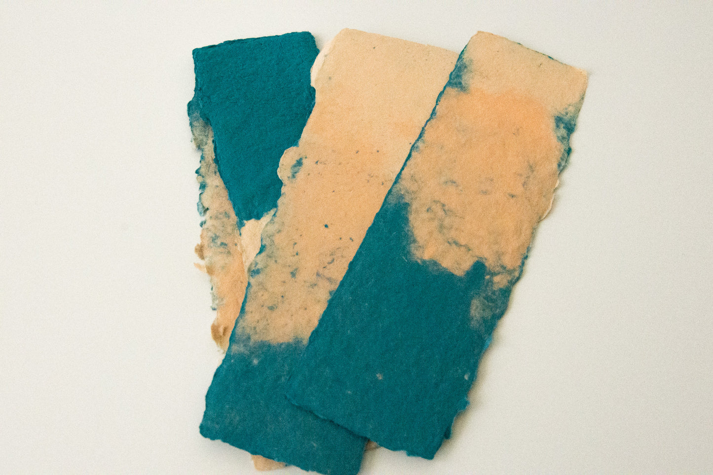 Abstract Bookmark | Handmade Paper | Deckle Edges